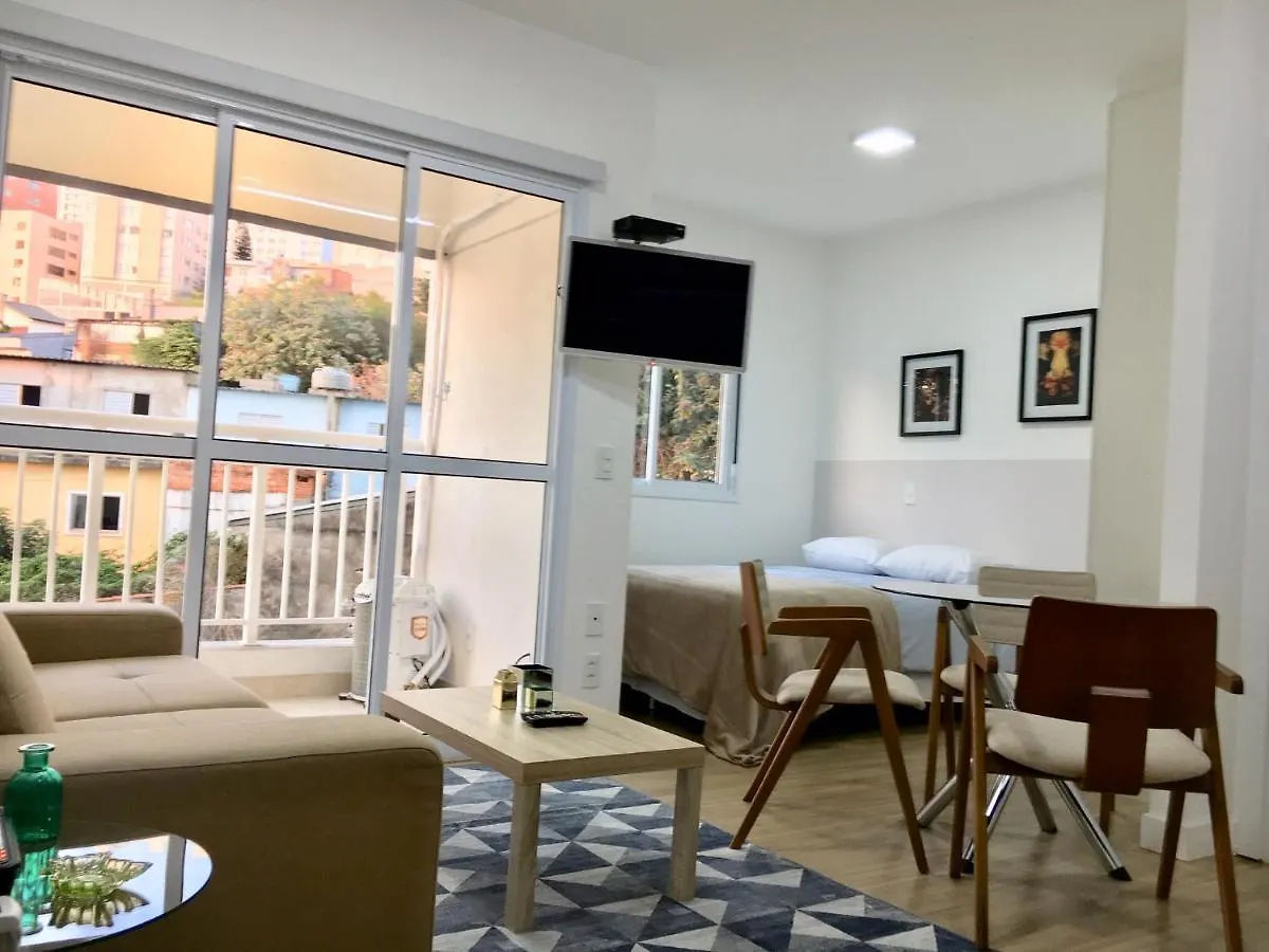 アパート Vila Madalena By Mob Inn Piscina Ac Gyn Wifi Metro サンパウロ ブラジル